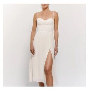 NWT Reformation Juliette Dress in Ivory